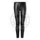2017 Season Women Vogue Dress Black Leather Pants